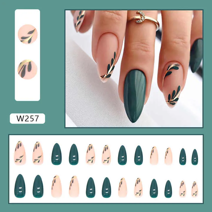 أظافر صناعية فنية مخصصة خاصة - Custom Private Label Art False Nails Simple