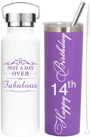 14th Birthday,14 Year Old Girl Birthday Decorations,Birthday Gift for 14 Year Old Girls,14