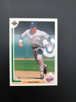 #167 Kent Hrbek Minnesota Twins 1991 Upper Deck Baseball Trading Card