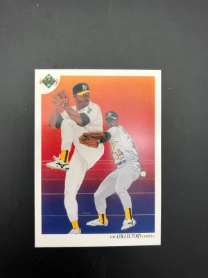 #28 Dave StewartOakland Athletics 1991 Upper Deck Baseball Trading Card