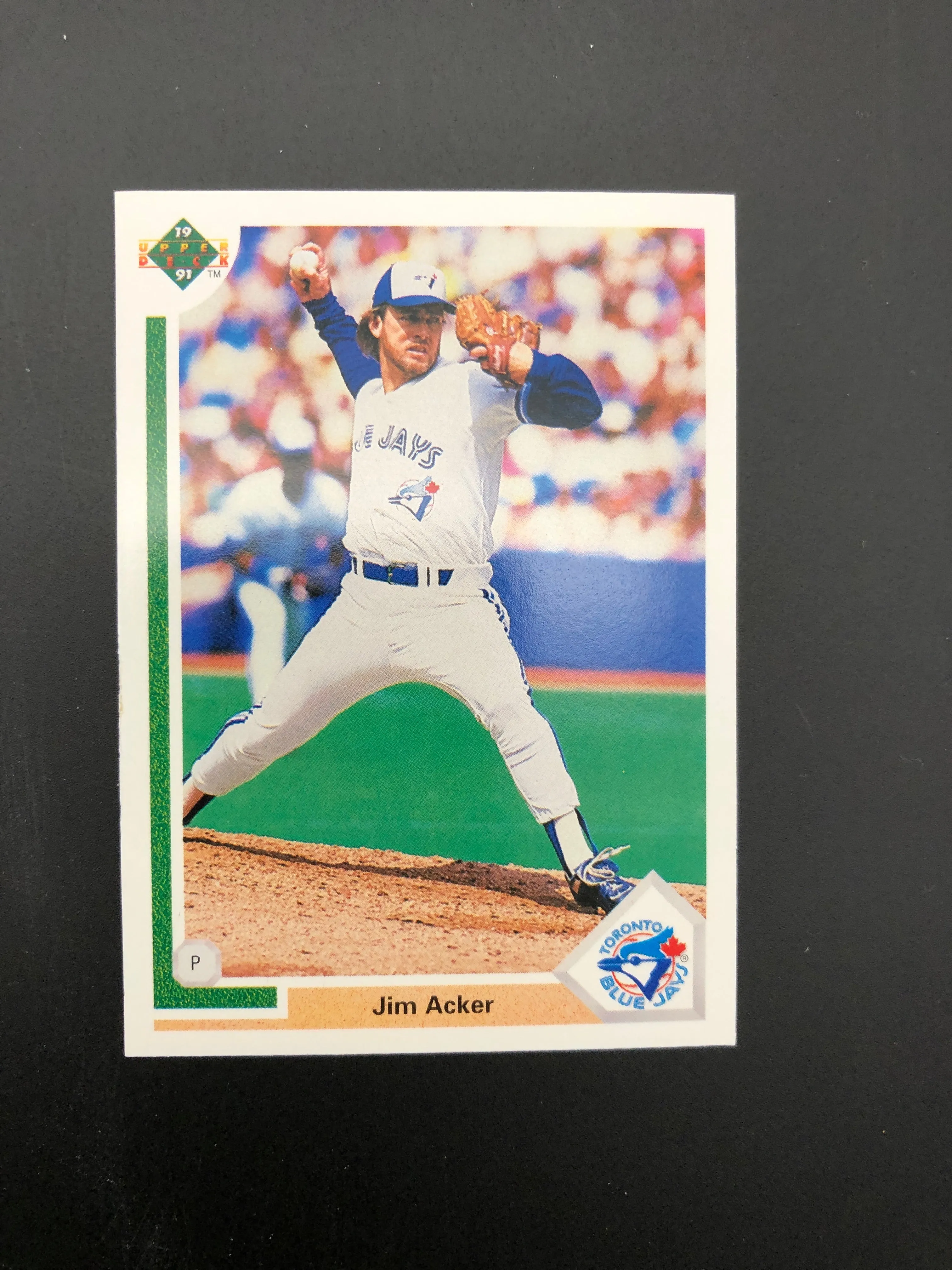 #670 Jim Acker Toronot Blue Jays 1991 Upper Deck Baseball Trading Card