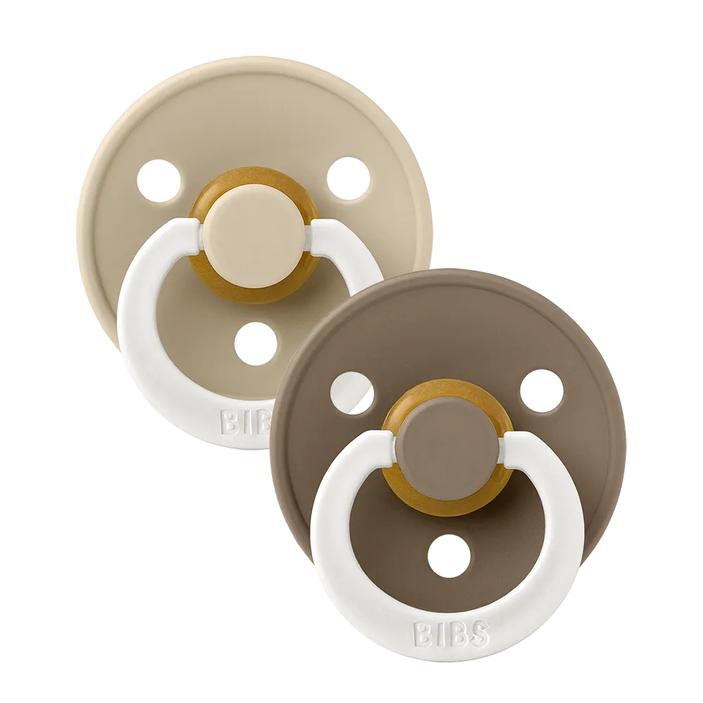 BIBS GLOW Latex Pacifiers