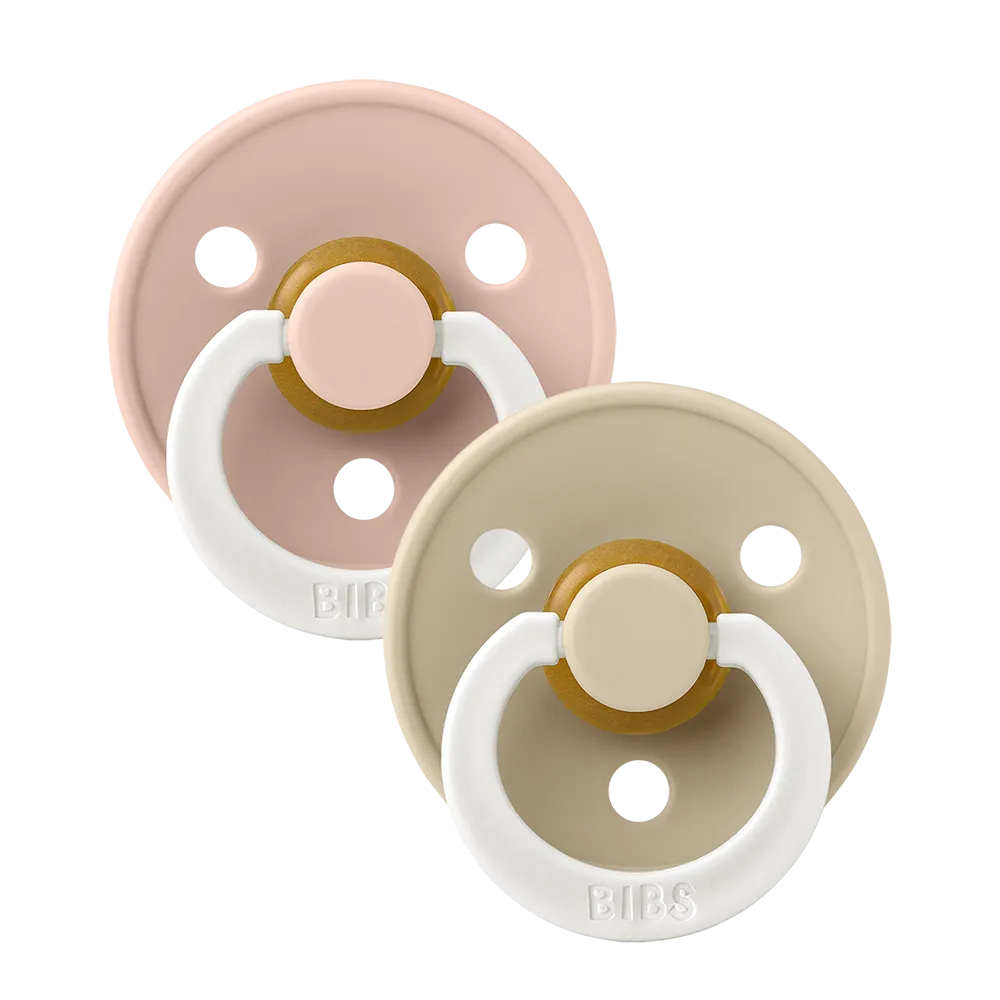 BIBS GLOW Latex Pacifiers