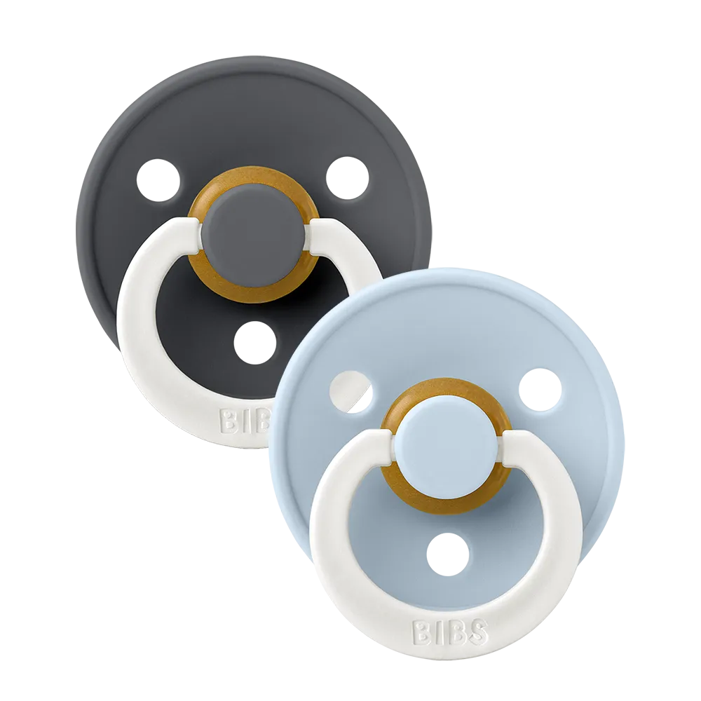 BIBS GLOW Latex Pacifiers