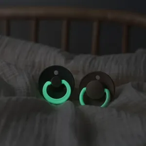 BIBS GLOW Latex Pacifiers
