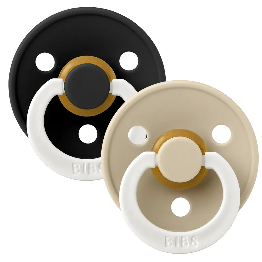BIBS GLOW Latex Pacifiers