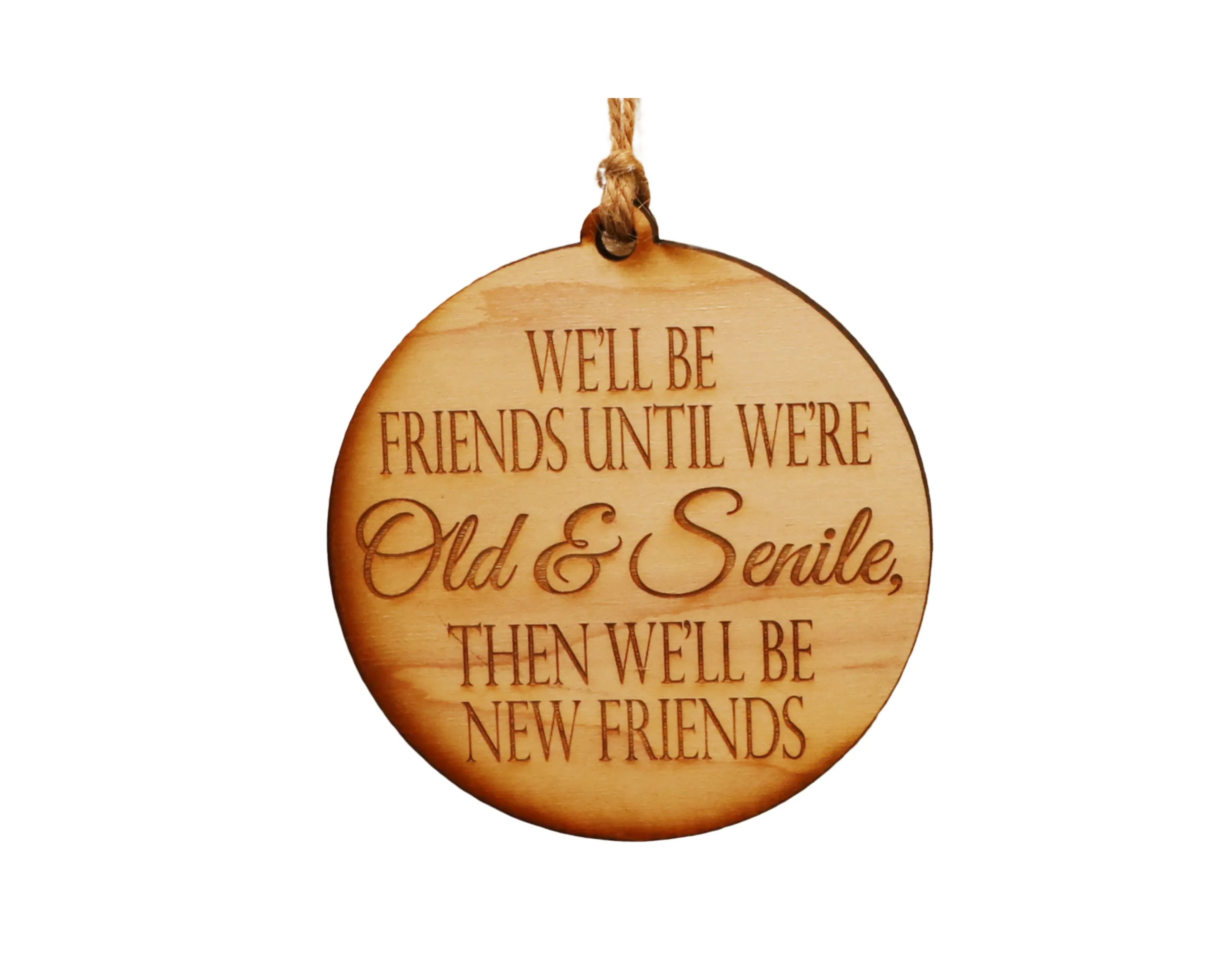 Christmas - Old & Senile Wood Ornament