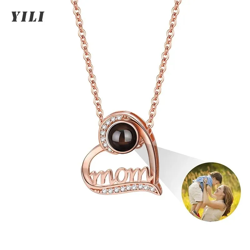 Custom Photo Bracelet Personalized Photo Projection Bracelet Circle Photo Bracelets with Picture Inside for Women/Men/Couple