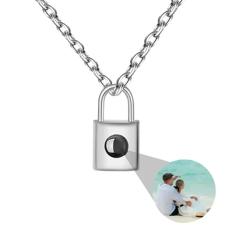 Custom Photo Bracelet Personalized Photo Projection Bracelet Circle Photo Bracelets with Picture Inside for Women/Men/Couple