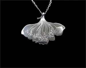 Ginkgo Leaf Pendant