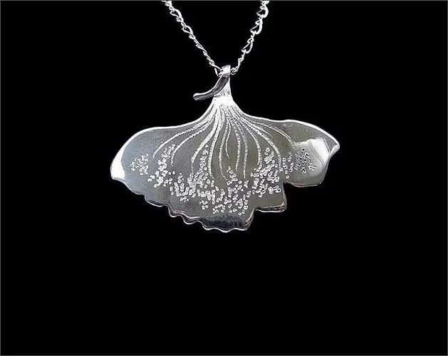 Ginkgo Leaf Pendant