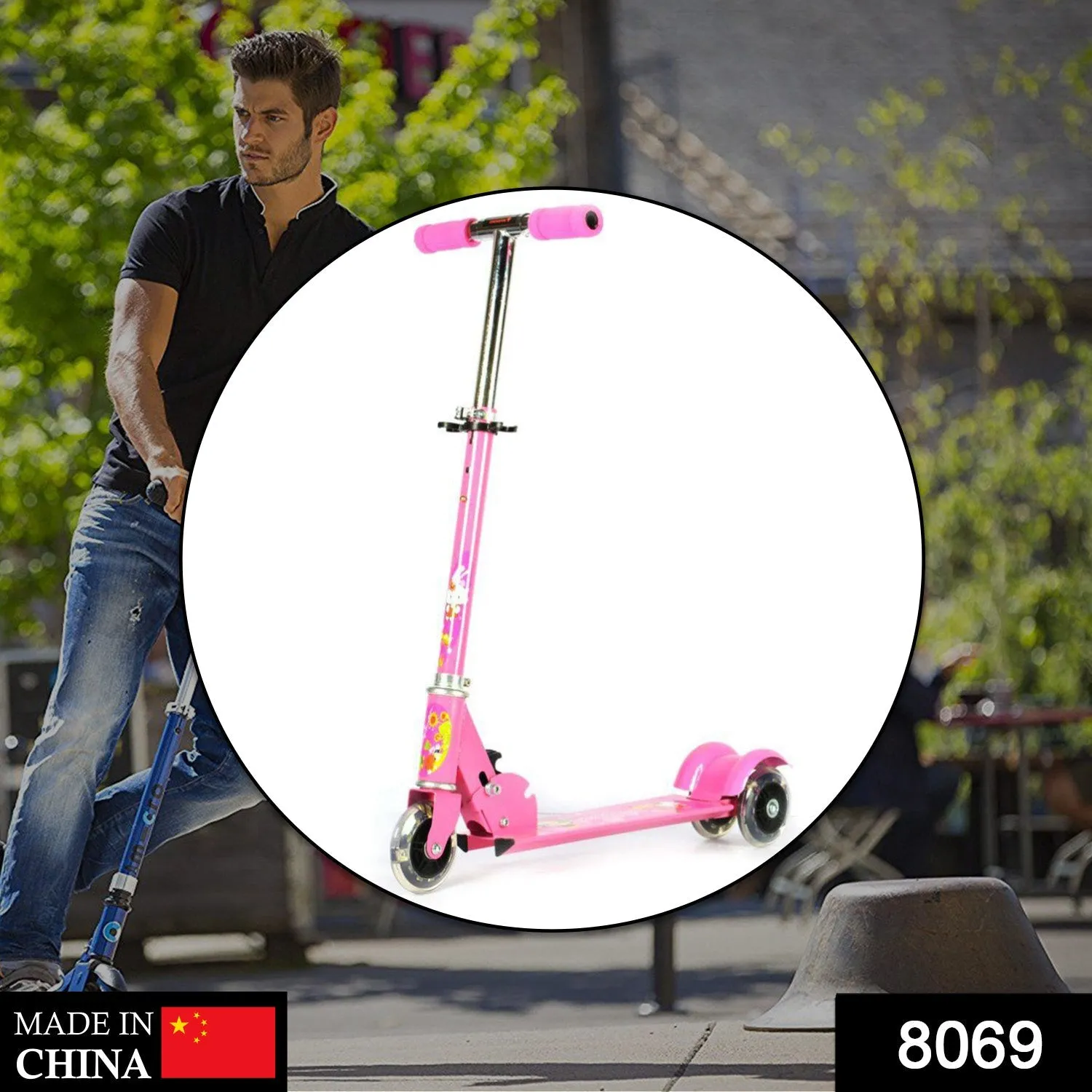 Kids Scooter and cycle for kids for playing and enjoying purposes.