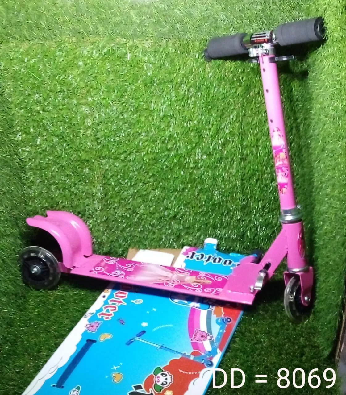 Kids Scooter and cycle for kids for playing and enjoying purposes.