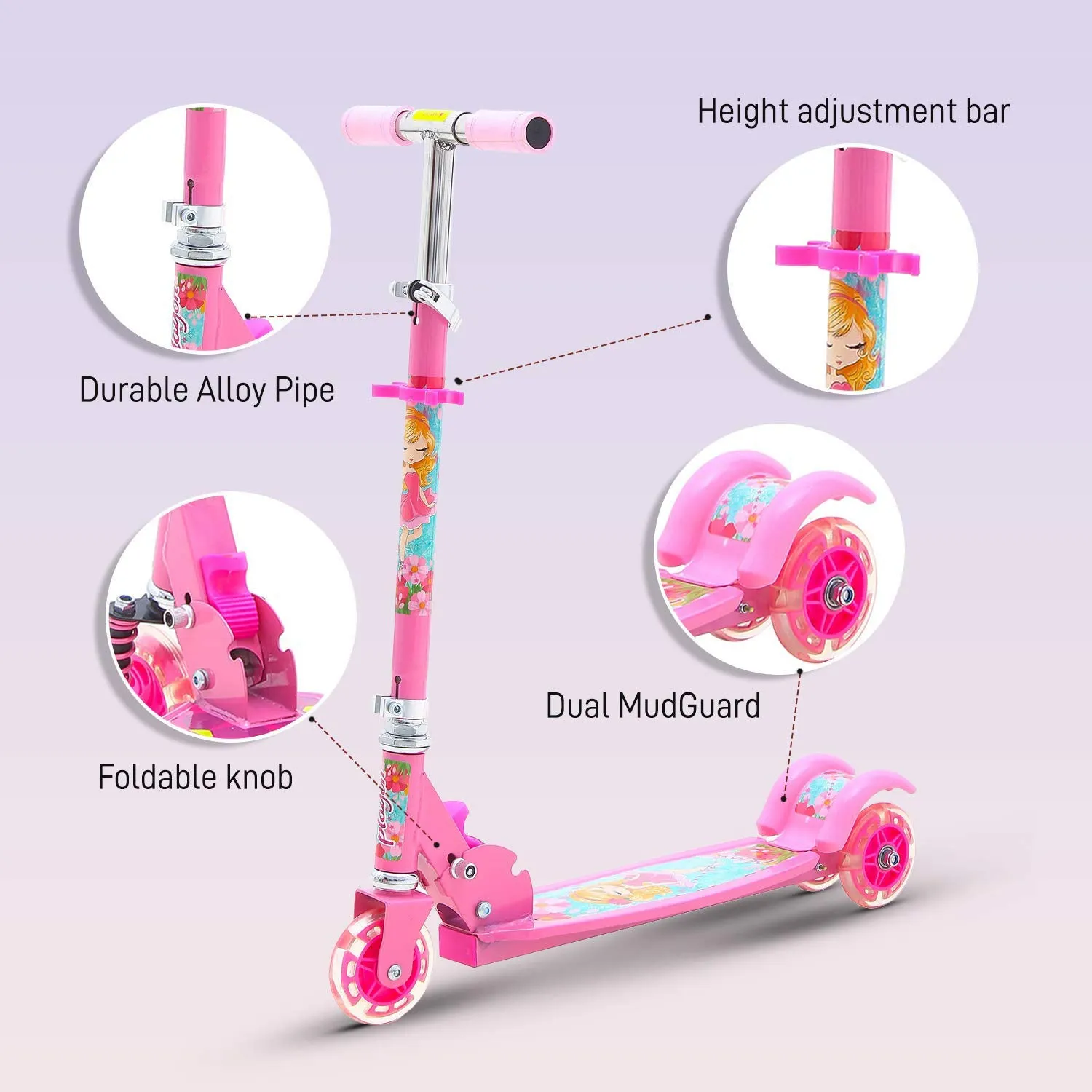 Kids Scooter and cycle for kids for playing and enjoying purposes.