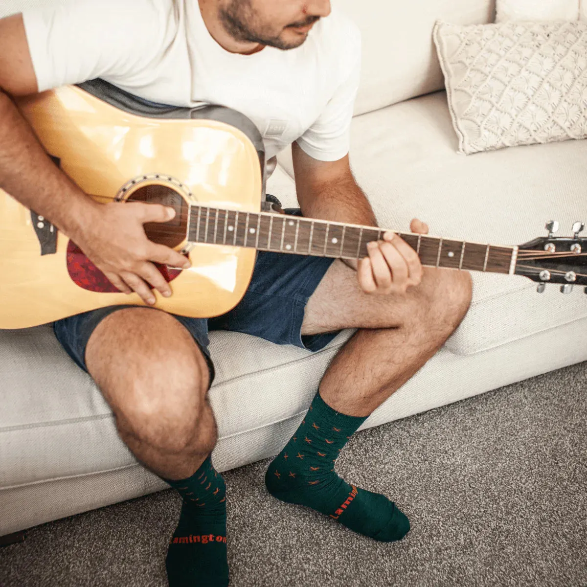 Lamington Merino Wool Crew Socks | Woman and Man | Wnaka