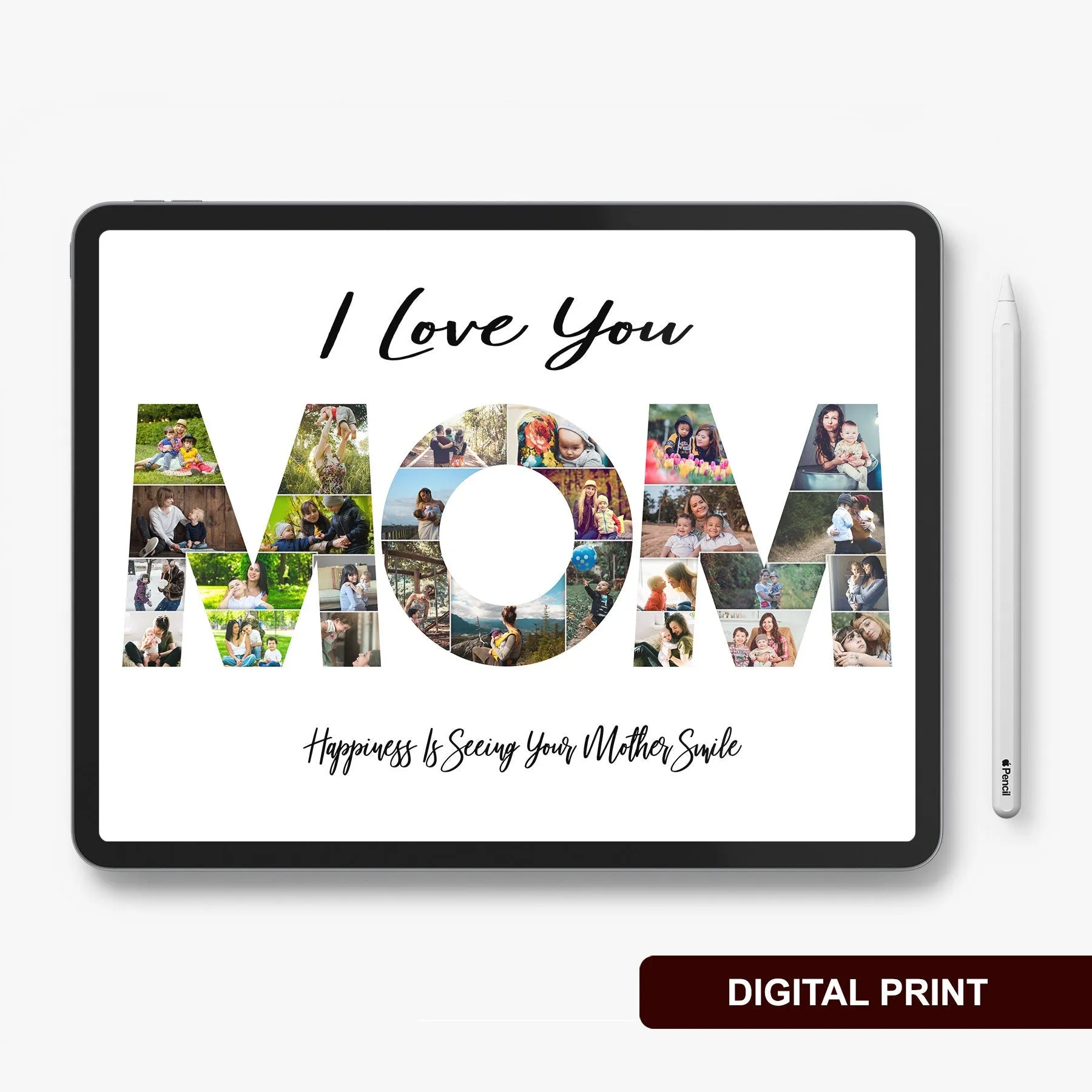 Mothers Day Gift From Daughter Personalize Mothers Day Gift From Son  Mothers Day Picture Ideas  Mom Photo Collage - Christmas Gifts