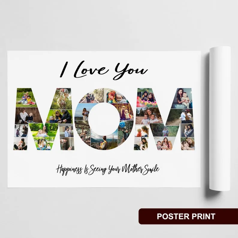 Mothers Day Gift From Daughter Personalize Mothers Day Gift From Son  Mothers Day Picture Ideas  Mom Photo Collage - Christmas Gifts