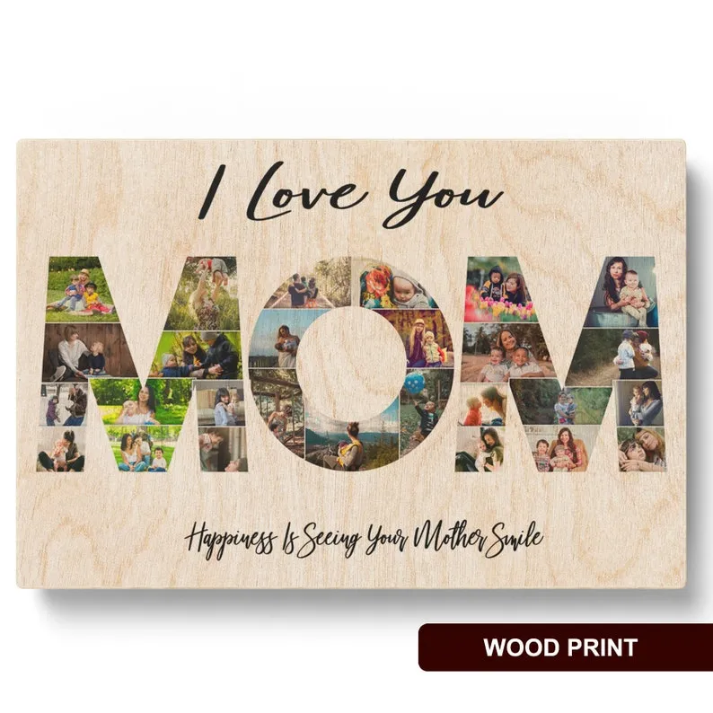 Mothers Day Gift From Daughter Personalize Mothers Day Gift From Son  Mothers Day Picture Ideas  Mom Photo Collage - Christmas Gifts