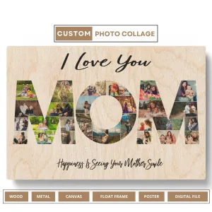 Mothers Day Gift From Daughter Personalize Mothers Day Gift From Son  Mothers Day Picture Ideas  Mom Photo Collage - Christmas Gifts
