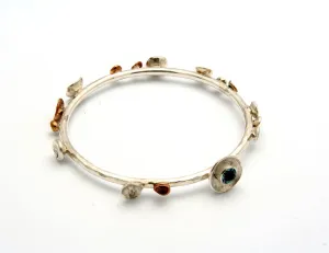 Pebbles on a beach Bangle