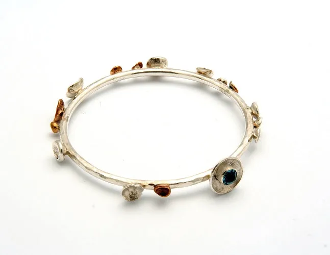 Pebbles on a beach Bangle