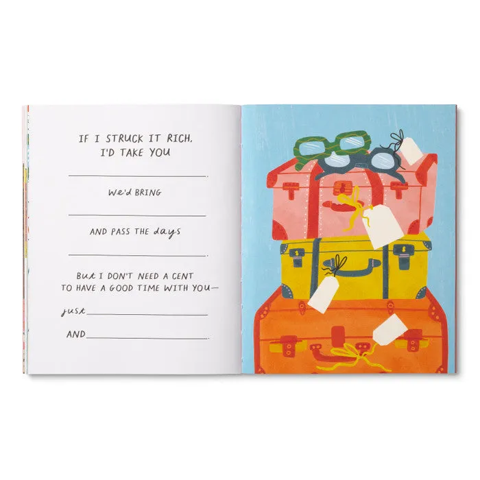 "So Lucky You’re My Mom" - A Unique Fill-In Gift Book for Mom