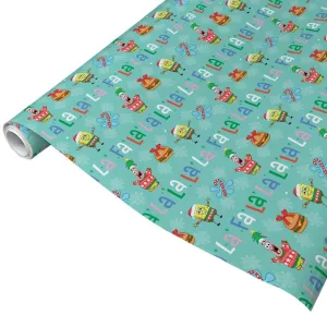 SpongeBob Fa La La Holiday Wrapping Paper