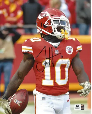Tyreek Hill Kansas City Chiefs Autographed 8x10 Profile Photo