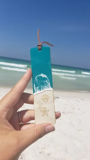 Wood and Resin Bookmarks