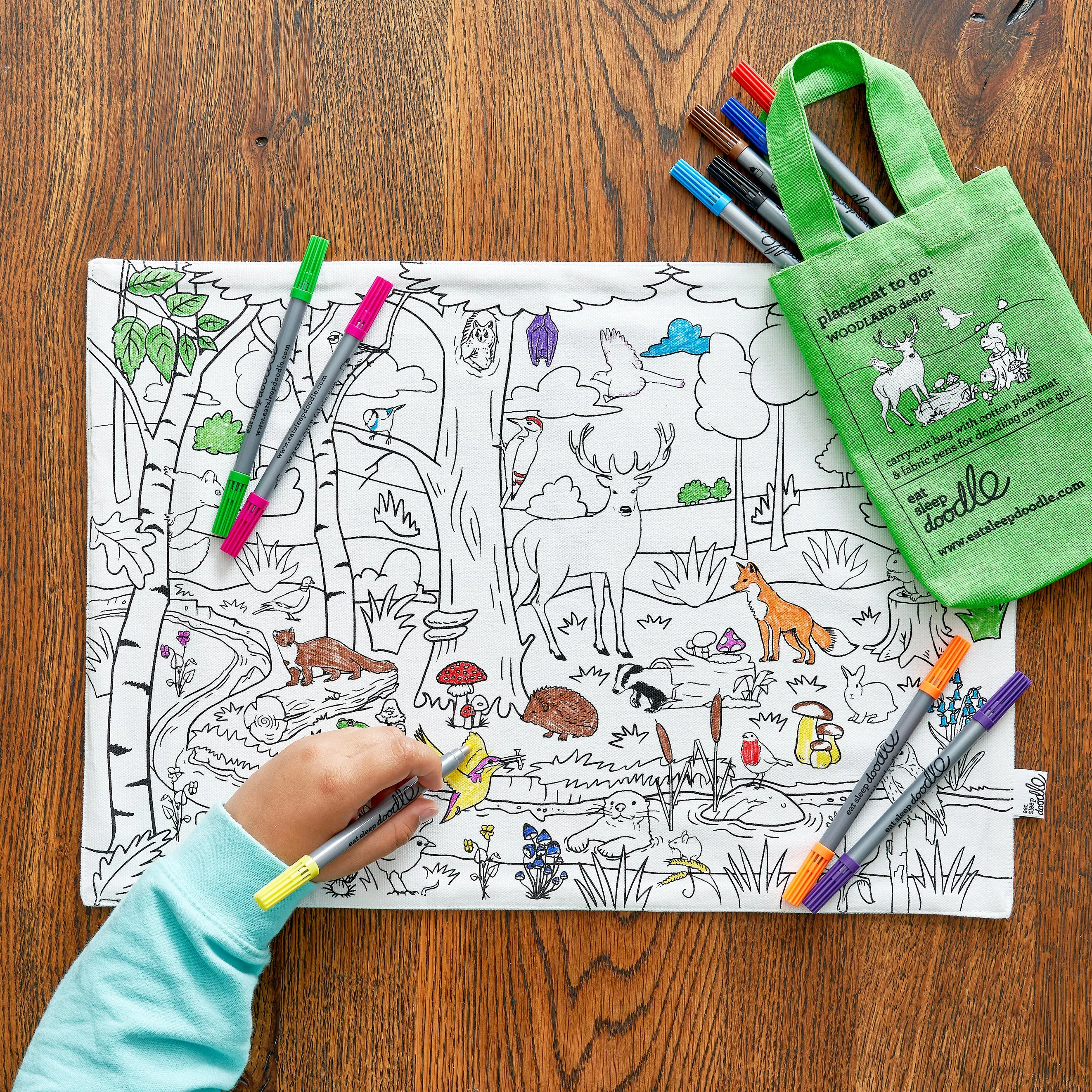 woodland placemat to go