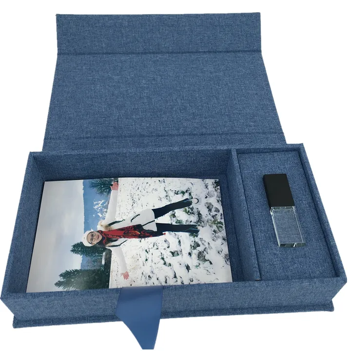 x6 5x7 6x8 صور وUSB . Linen Box 4x6 5x7 6x8